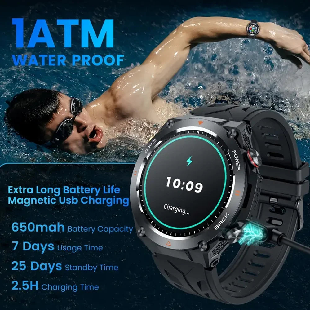 SENBONO GPS Smart Watch Builtin GPS Bluetooth Phone Calls