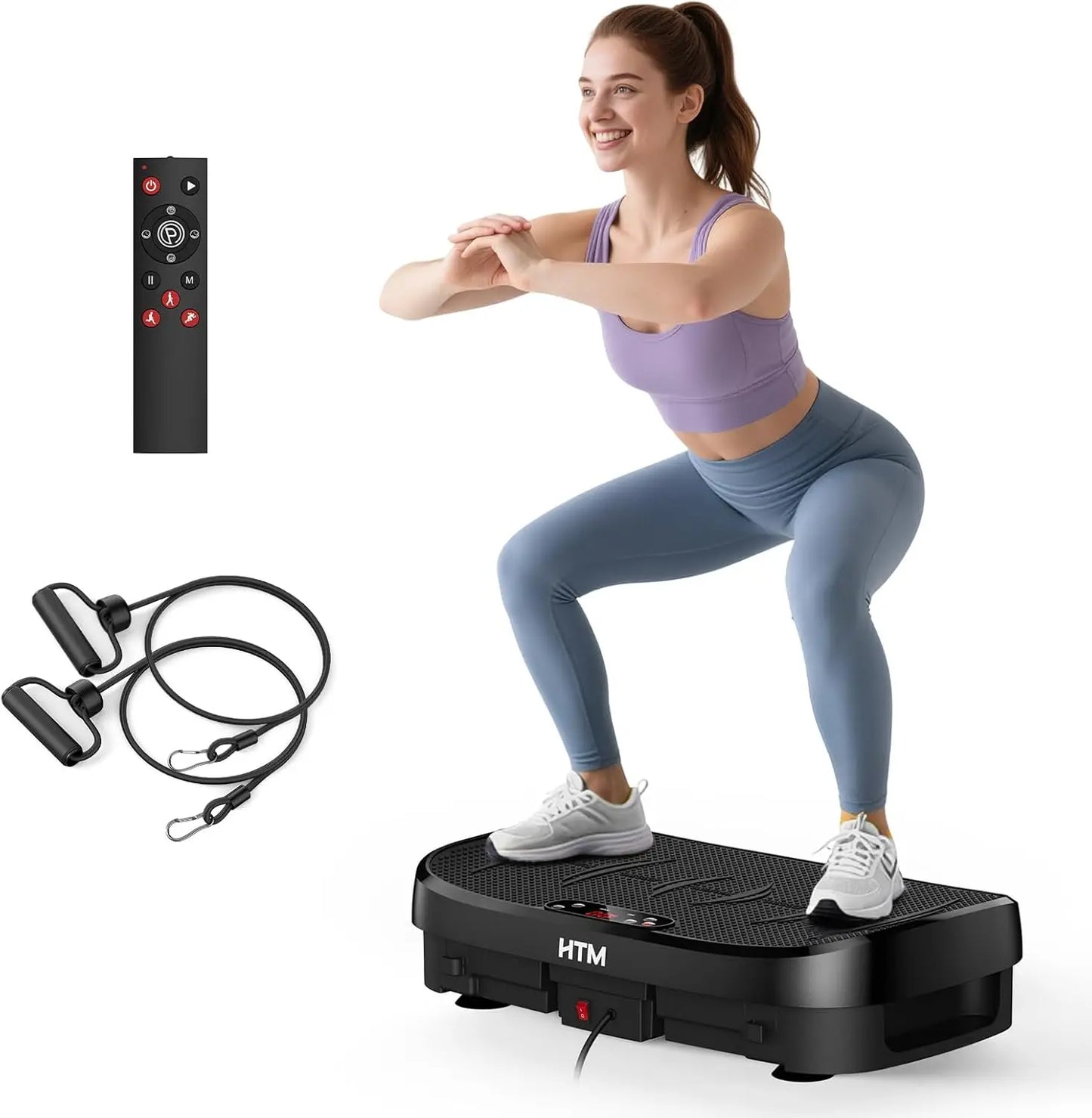 Vibration Plate Fitness Platform 120 Levels Silent Operation Non Slip