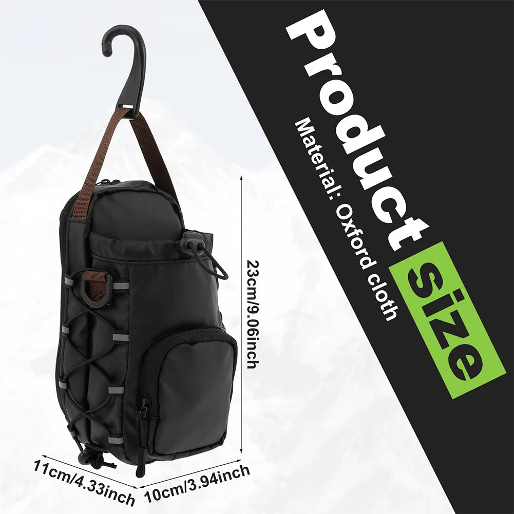 Magnetic Gym Chest Pouch With Bottle Holder Crossbody Bag
