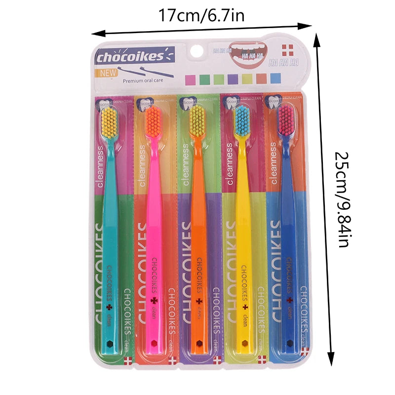 Shmacax Ultra Soft Orthodontic Toothbrush Set 5 Piece Sensitive Gums