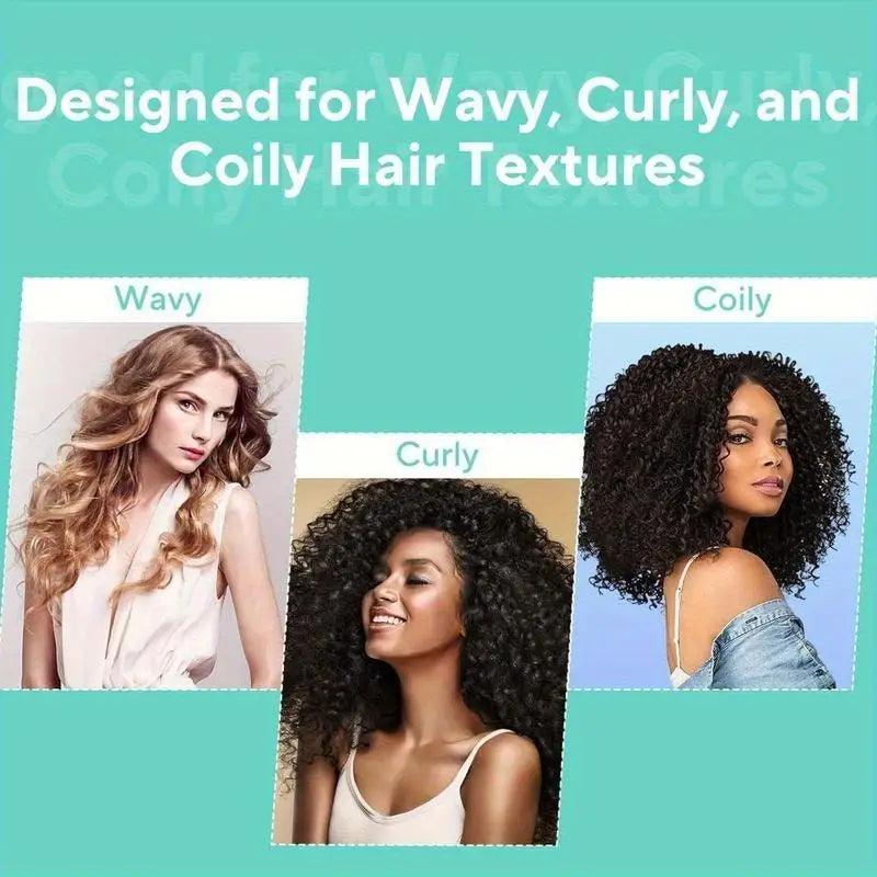 Curly Hair Styling Brush and Tangle Free Comb for Curls