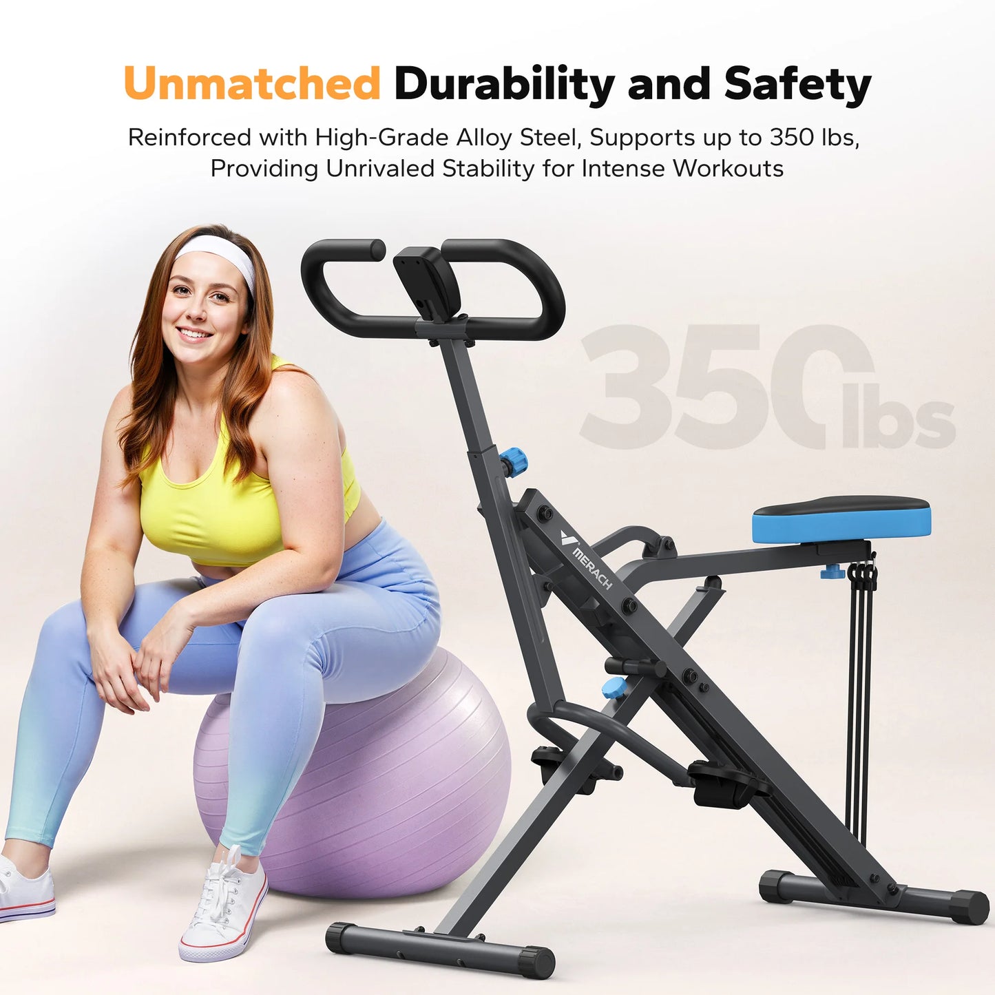 Merach R07 2In1 Squat and Rowing Machine for Home Gym