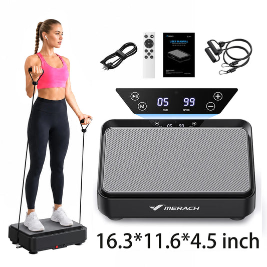 MERACH Vibration Plate Exercise Machine for Fat Burning and Toning