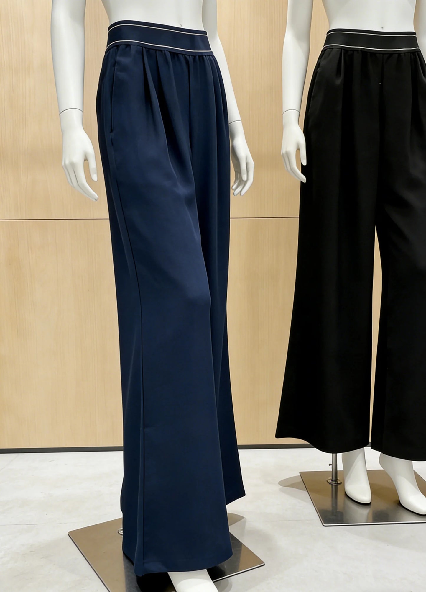 Spring 2026 Women's Jumpsuit with Patched Waistband Yoga Casual Straight Pants LH03