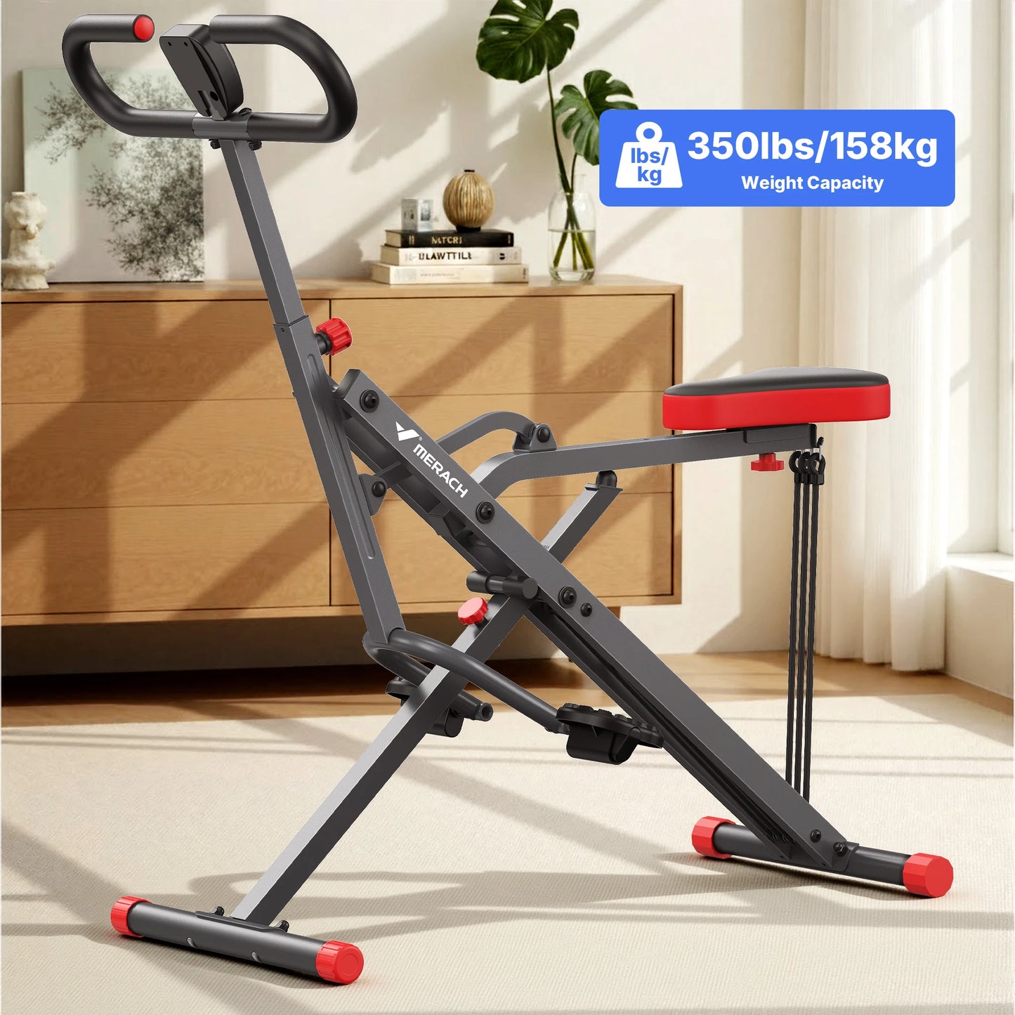 Merach R07 2In1 Squat and Rowing Machine for Home Gym