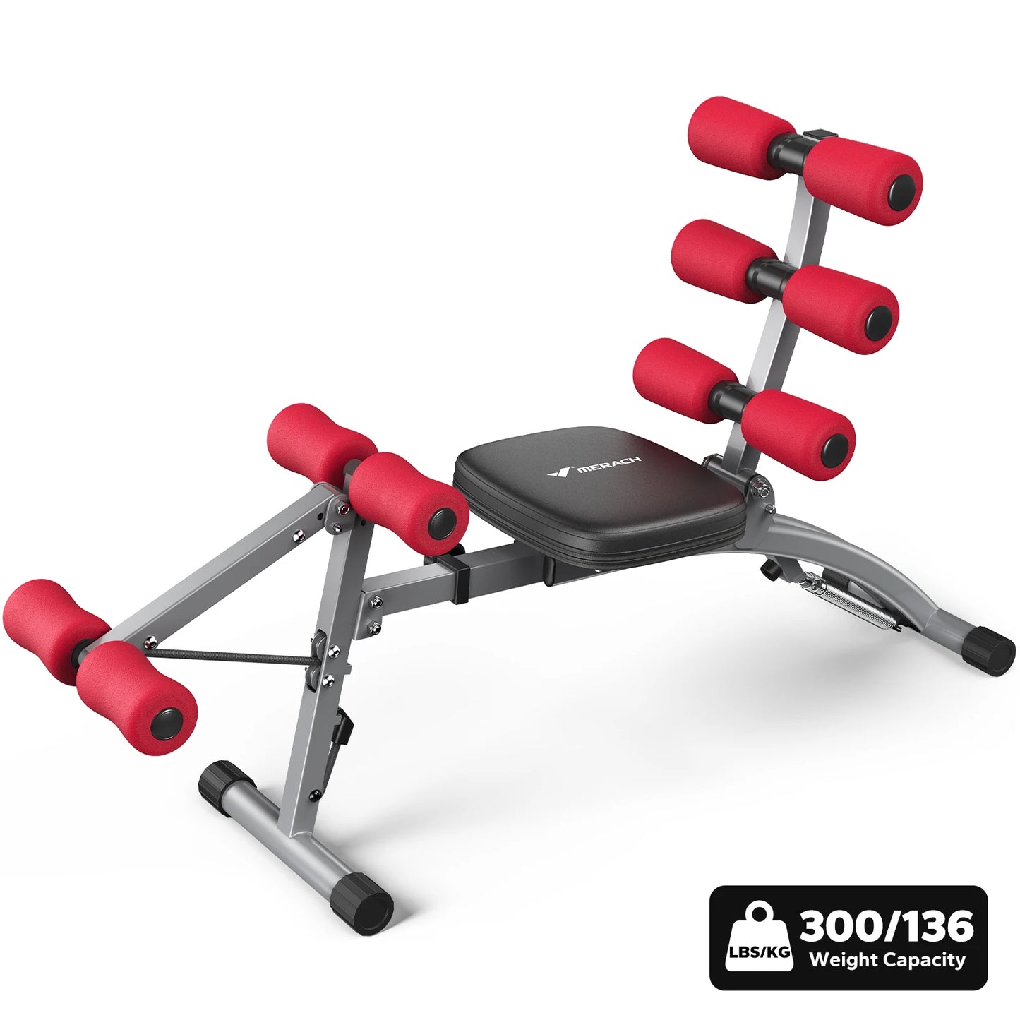 MERACH Ab Machine Multifunctional Adjustable Ab Trainer Workout Bench