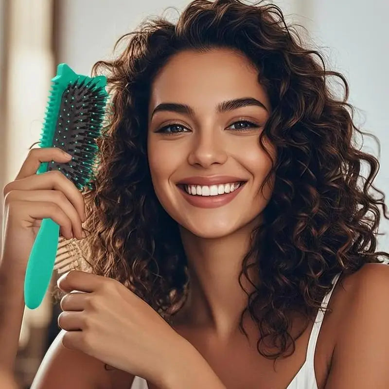Curly Hair Styling Brush and Tangle Free Comb for Curls