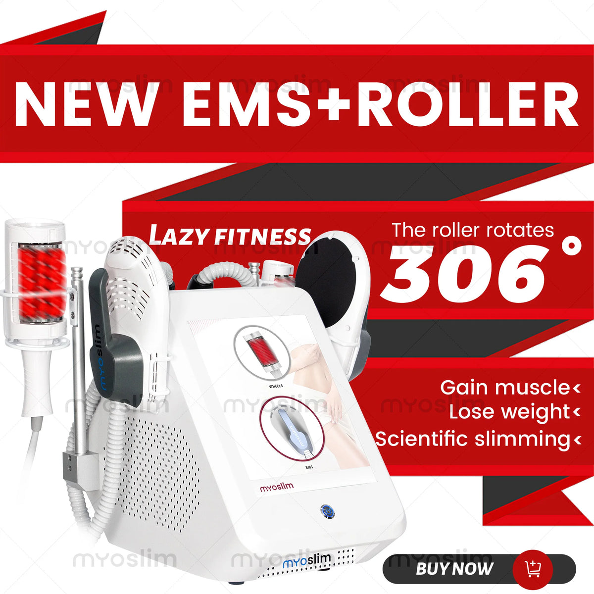 Professional Ems Vibration Roller Body Sculpting Device