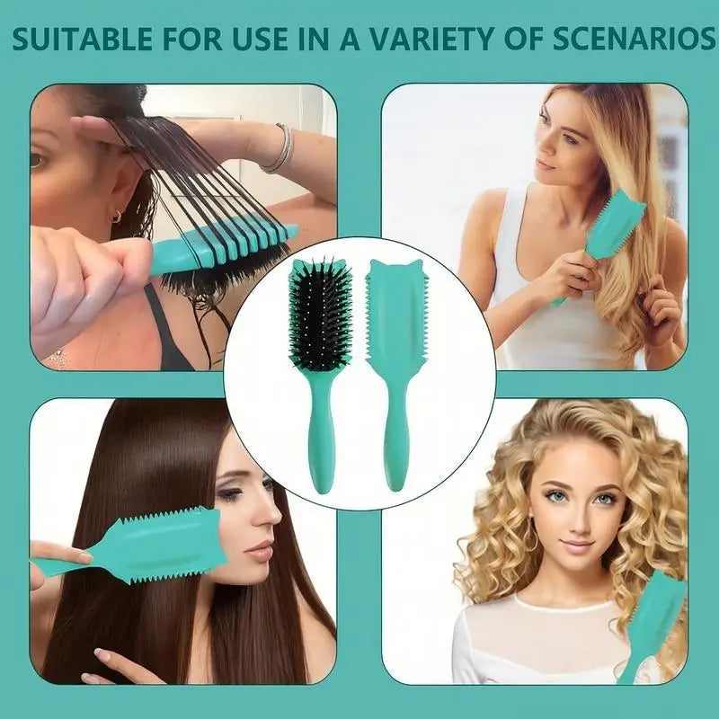 Curly Hair Styling Brush and Tangle Free Comb for Curls