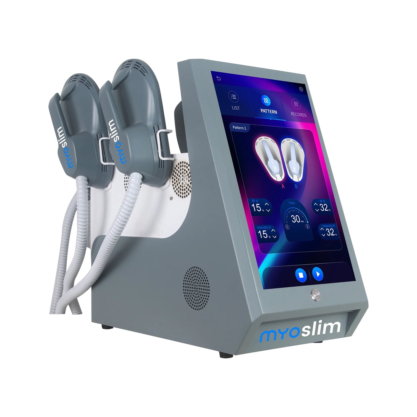 MYOSLIM 6500W Electromagnetic Stimulator for Muscle Building and Fat Loss