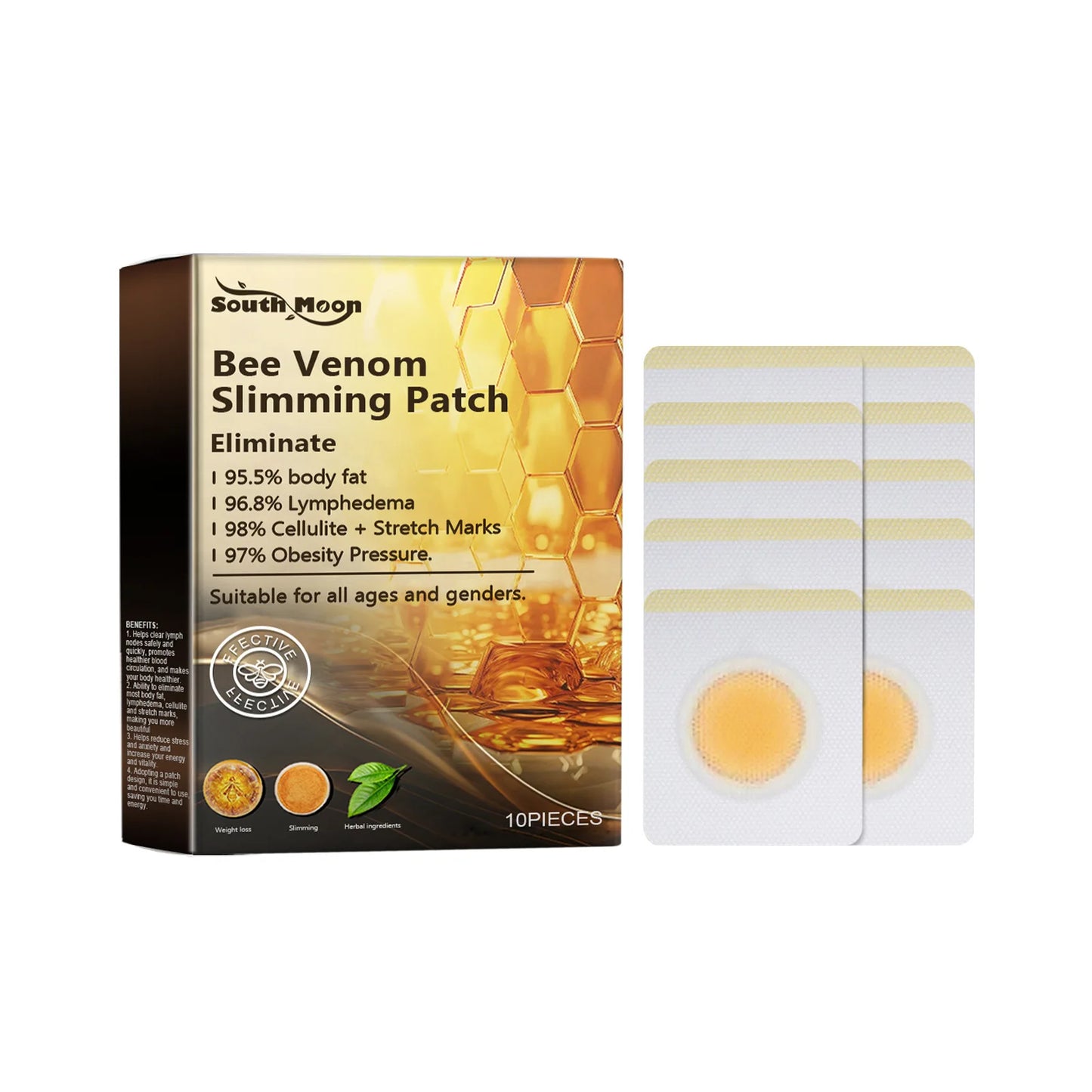 South Moon Bee Venom Shaping Patch Belly Slimming Detox