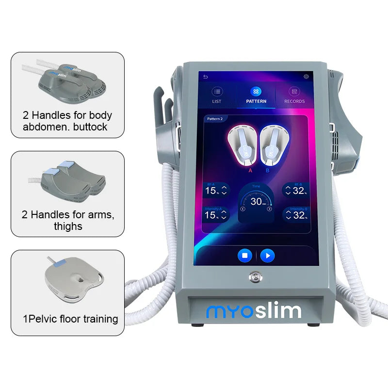 MYOSLIM 6500W Electromagnetic Stimulator for Muscle Building and Fat Loss