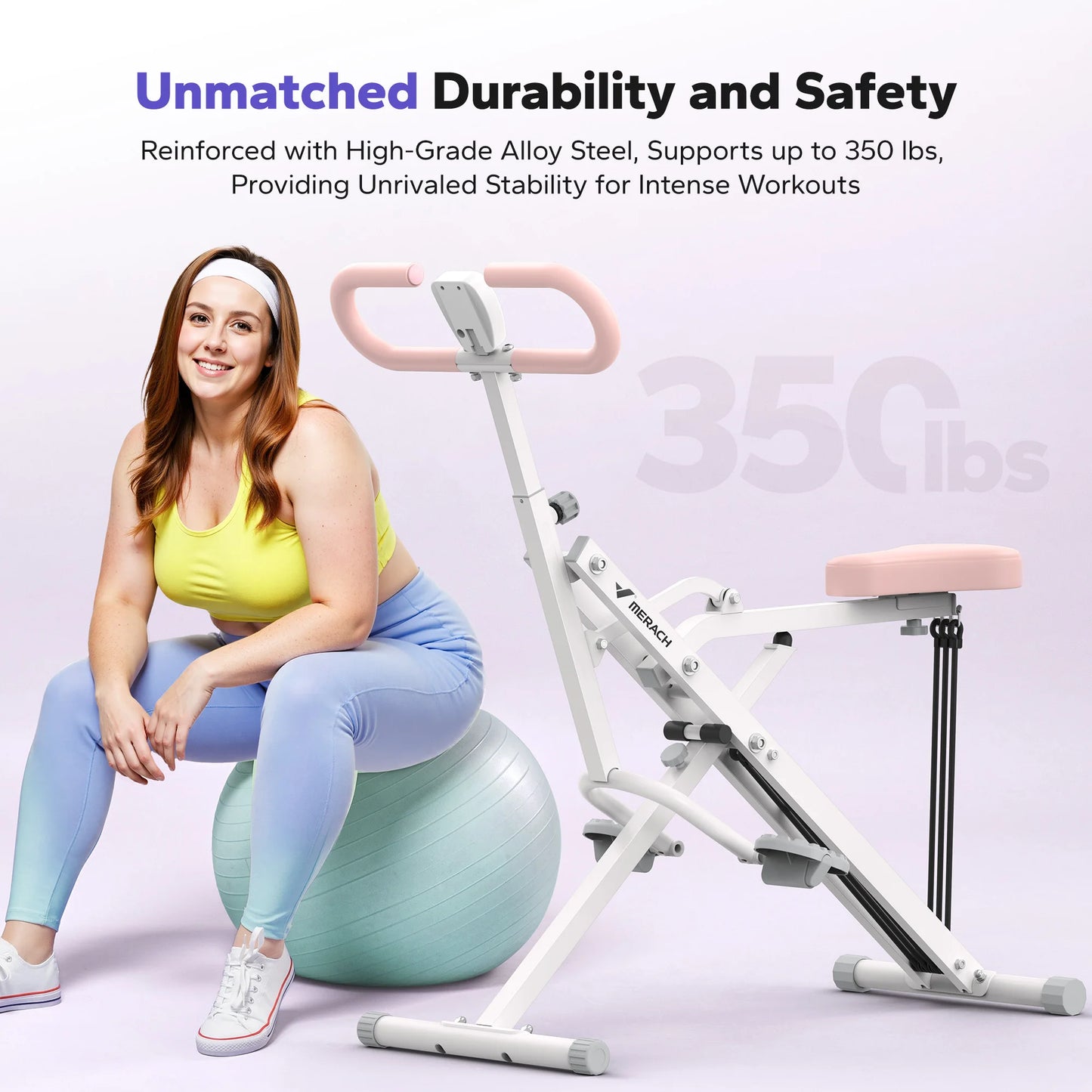 Merach R07 2In1 Squat and Rowing Machine for Home Gym