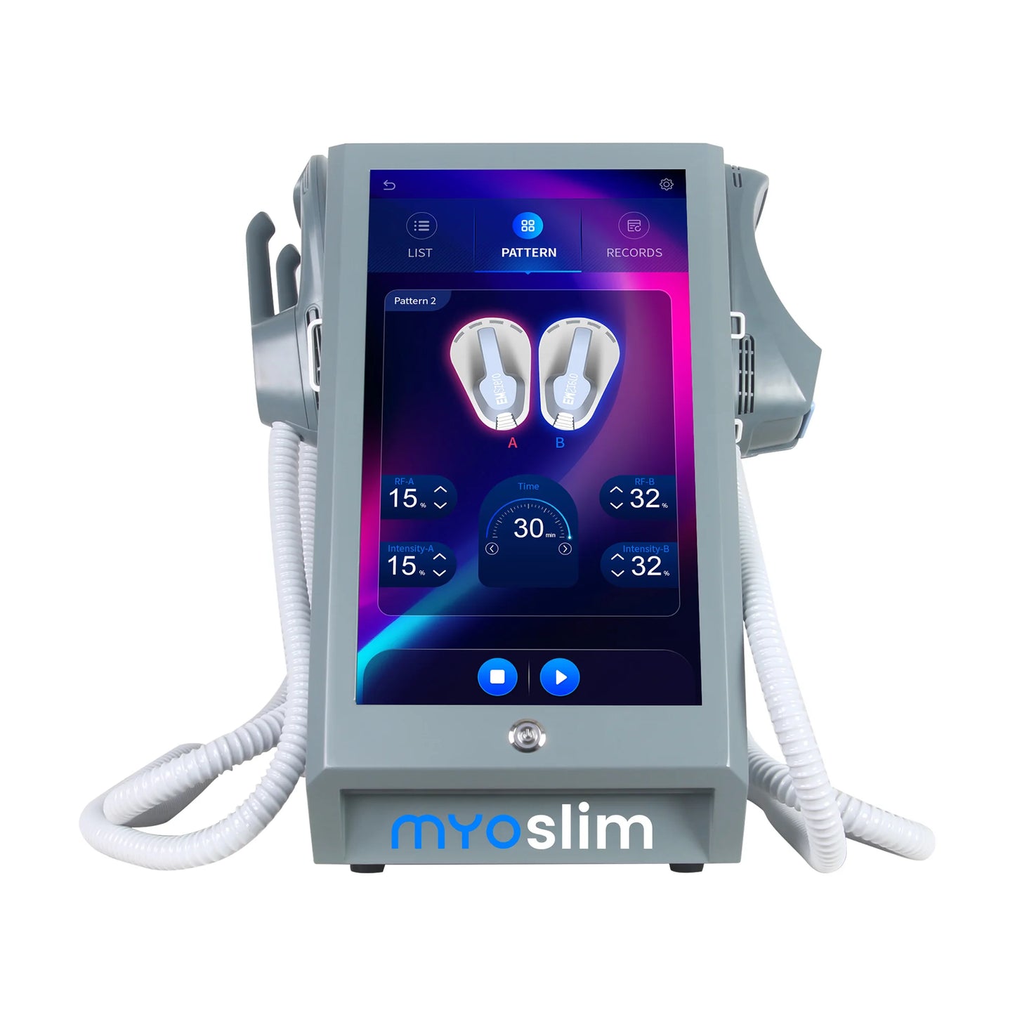 MYOSLIM 6500W Electromagnetic Stimulator for Muscle Building and Fat Loss