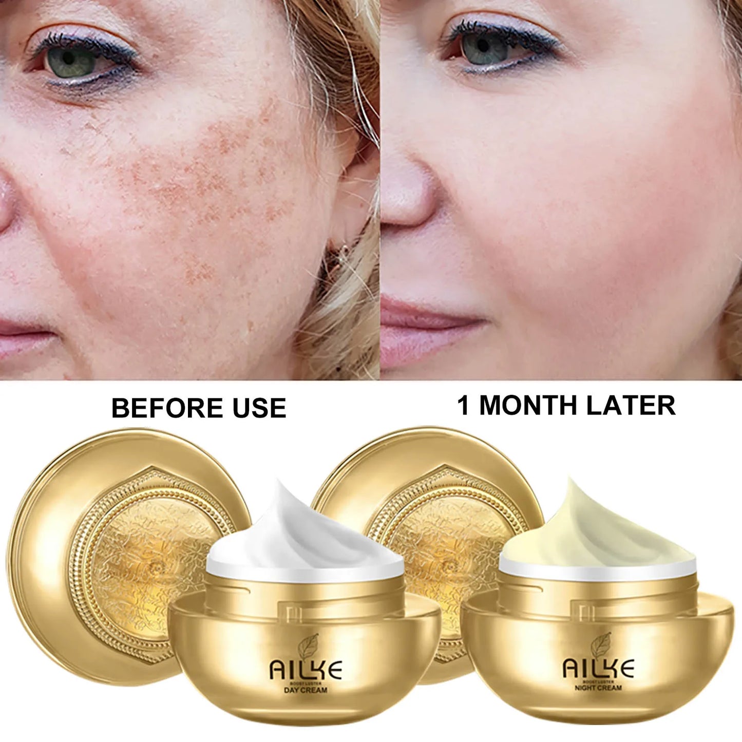 AILKE Dark Spots Whitening Facial Cream With Collagen Wrinkles