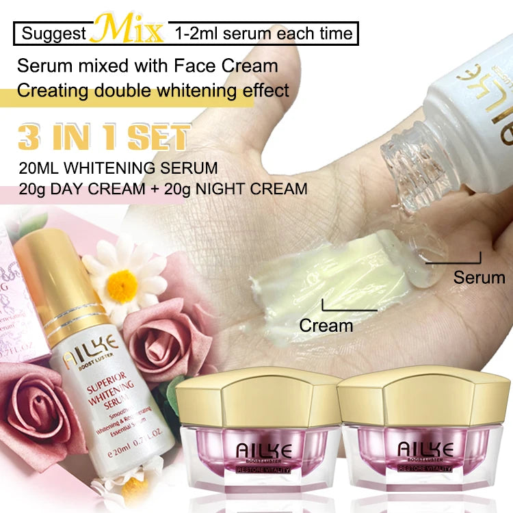 AILKE Lightening Face Cream Antioxidant Brightening Firming Hyaluronate