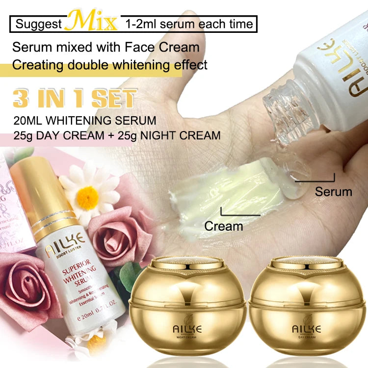 AILKE Dark Spots Whitening Facial Cream With Collagen Wrinkles