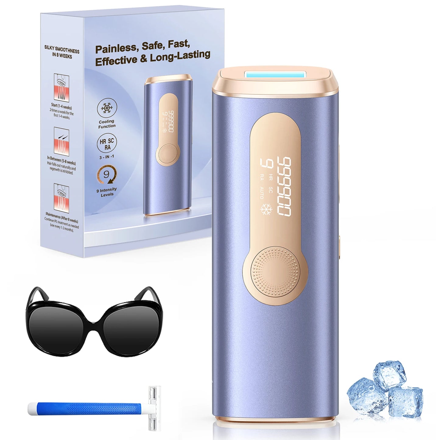 Totmizby IPL Hair Removal Epilator For Body Bikini Facial