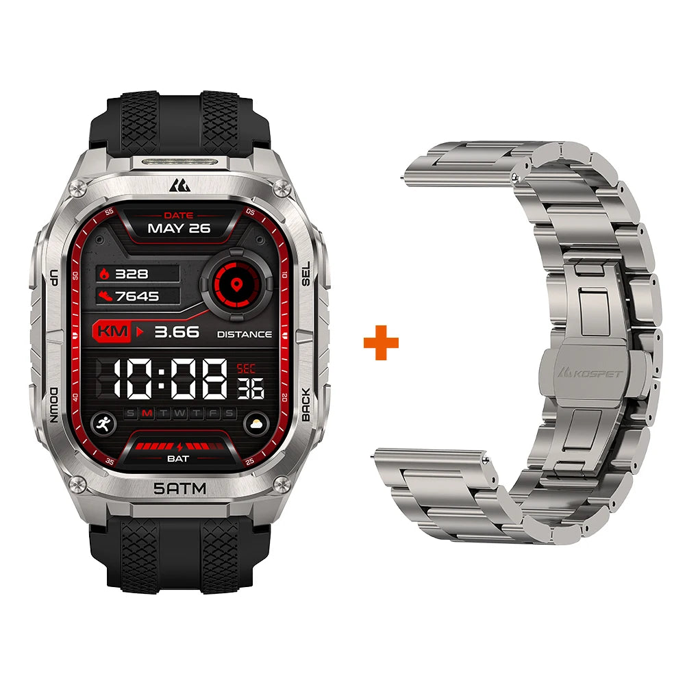 KOSPET Tank M4C Advanced GPS Smartwatch for Men Health Tracking