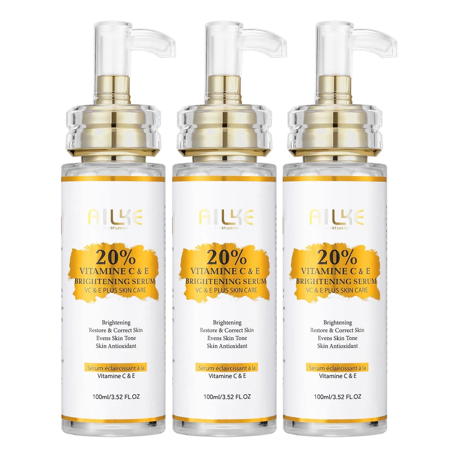 AILKE Vitamin C and E Brightening Serum for Dark Spots