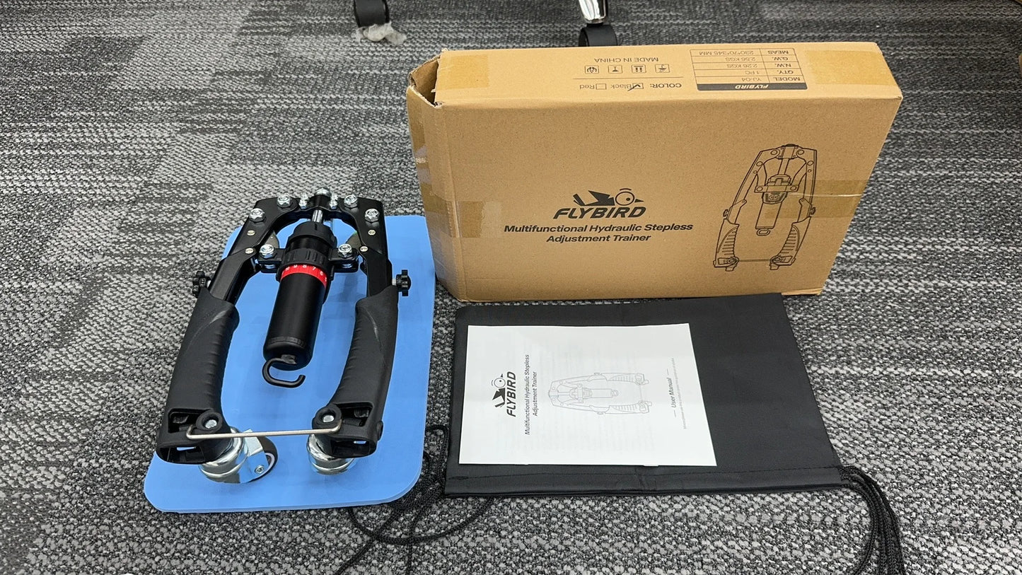 Full Body Power Trainer With Hydraulic Resistance Ab Wheel