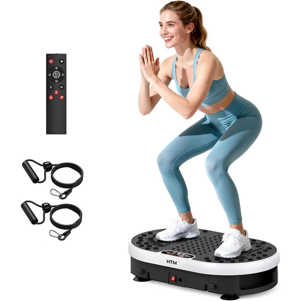 Vibration Plate Exercise Machine 120 Speed Levels 9 Preset Programs