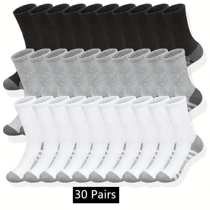 GIOIO Classic Crew Socks Unisex Sports Running Anti Slip Breathable