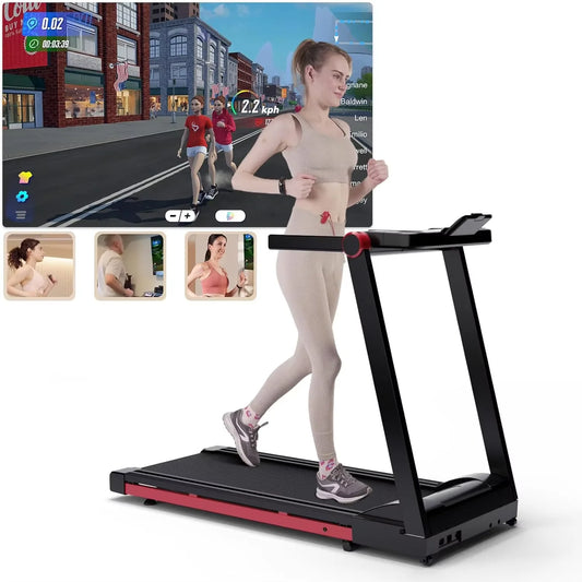 Foldable 3.5HP Treadmill With Incline 6 Percent For Home Office
