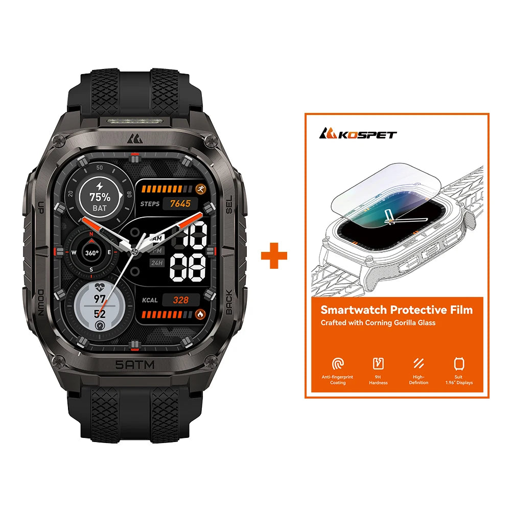 KOSPET Tank M4C Advanced GPS Smartwatch for Men Health Tracking