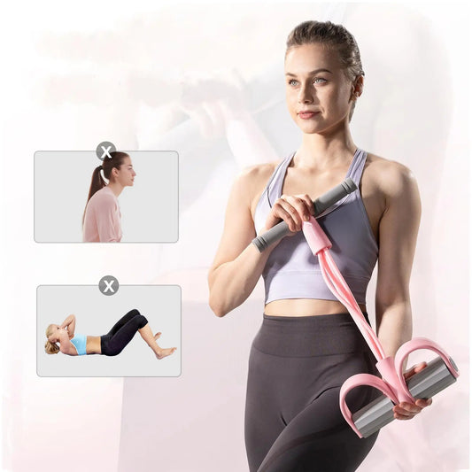 Multifunction Pedal Resistance Band For Full Body Home Gym Workouts