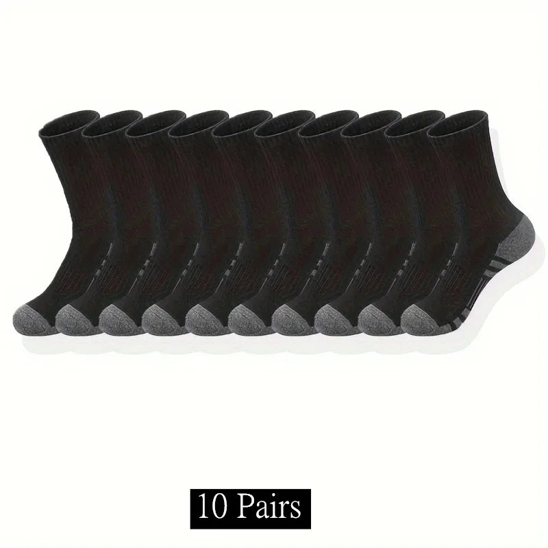 GIOIO Classic Crew Socks Unisex Sports Running Anti Slip Breathable