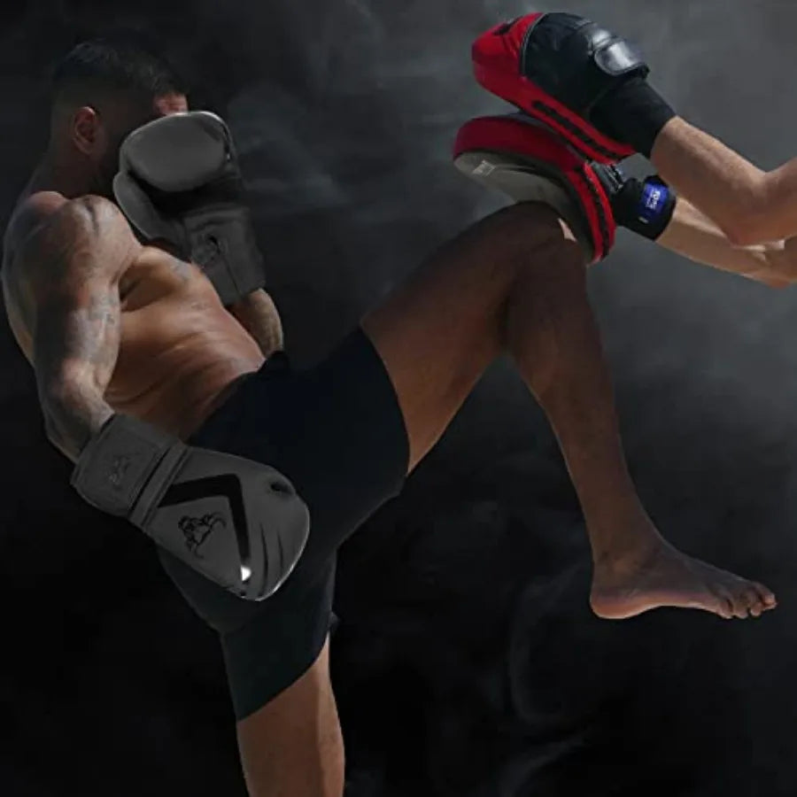 Polyester Boxing Gloves For Muay Thai Kickboxing MMA Training