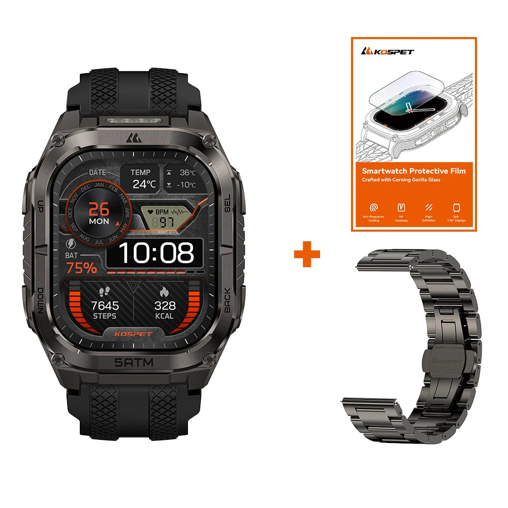 KOSPET Tank M4C Advanced GPS Smartwatch for Men Health Tracking