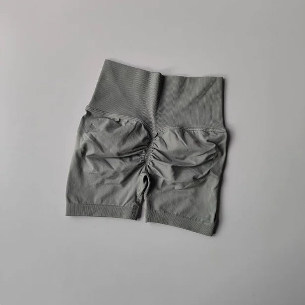 SKINOFSKIN Peach Hip Lifting Sports Shorts Women High Waist