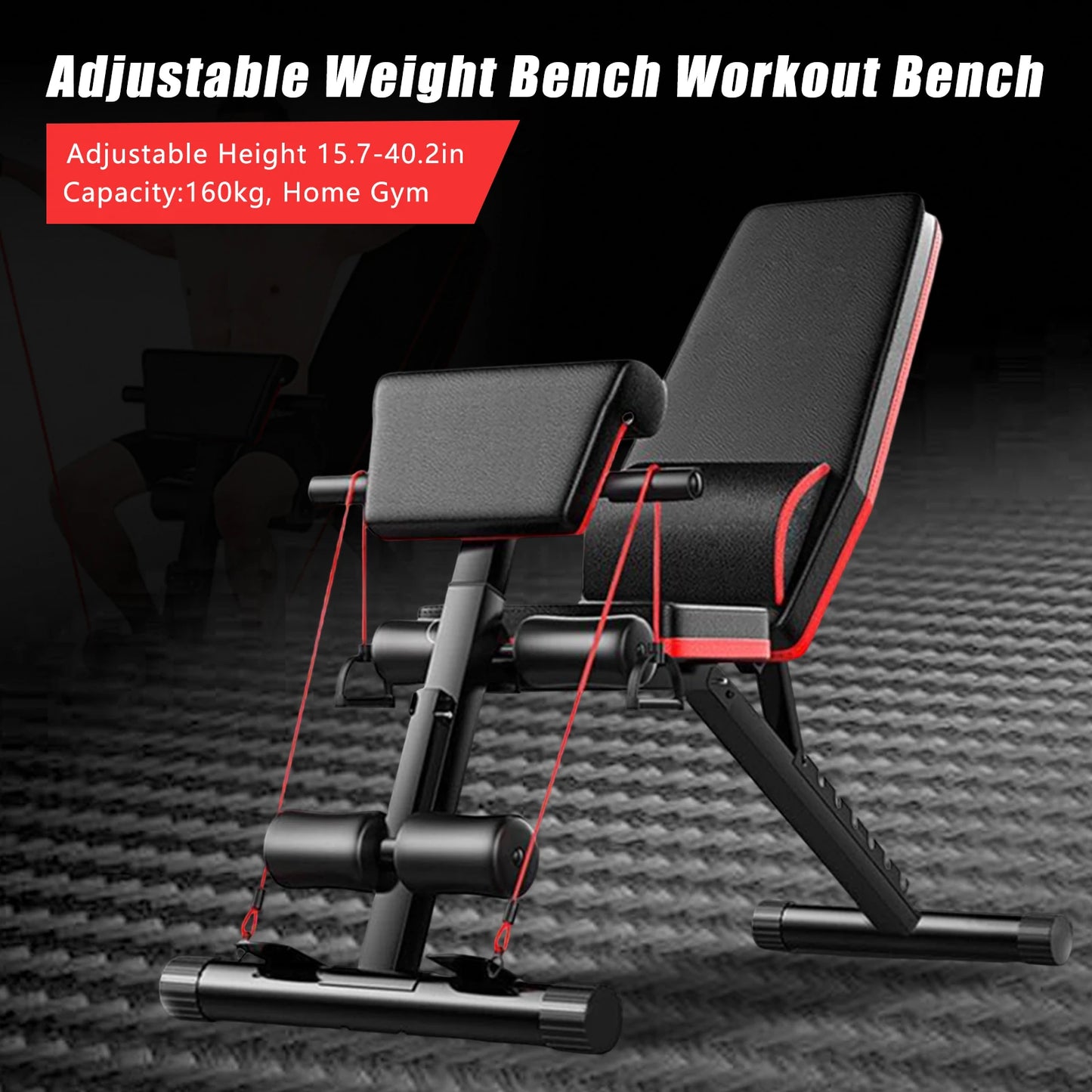 Adjustable Fitness Bench For Strength Training And Abdominal Workouts