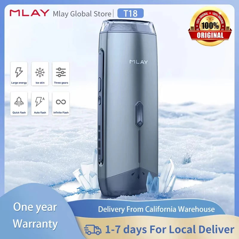Mlay T18 ICE IPL Hair Removal Device Painless Home Use