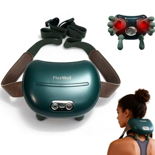 Shoulder Neck Massager With Heat Therapy And Kneading Relief