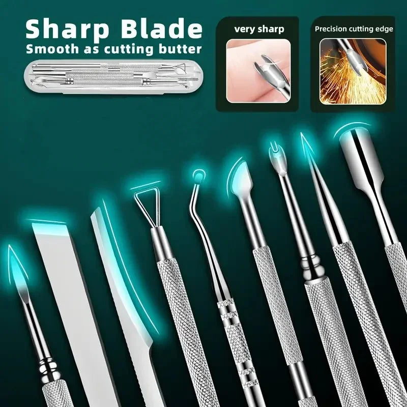 Stainless Steel Pedicure Tool Set For Dead Skin Removal