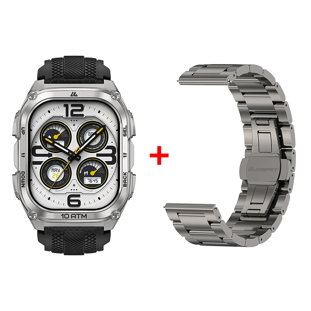 KOSPET Tank M4 Smart Watch With GPS Maps 10ATM Waterproof