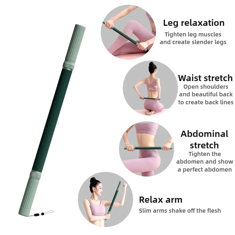 Fitness Fascia Stick Yoga Muscle Massage Roller Relaxation Training Running Relaxation Back and Leg Stretching Massage Stick
