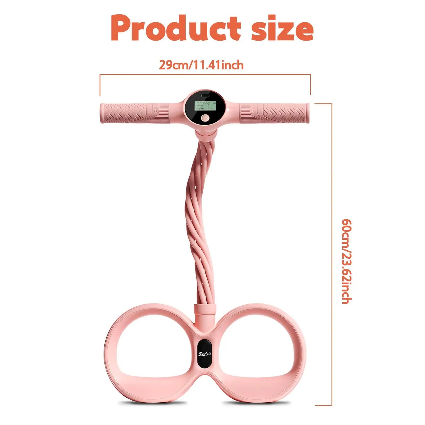 Multifunction Pedal Resistance Band Six Tube Full Body Workout