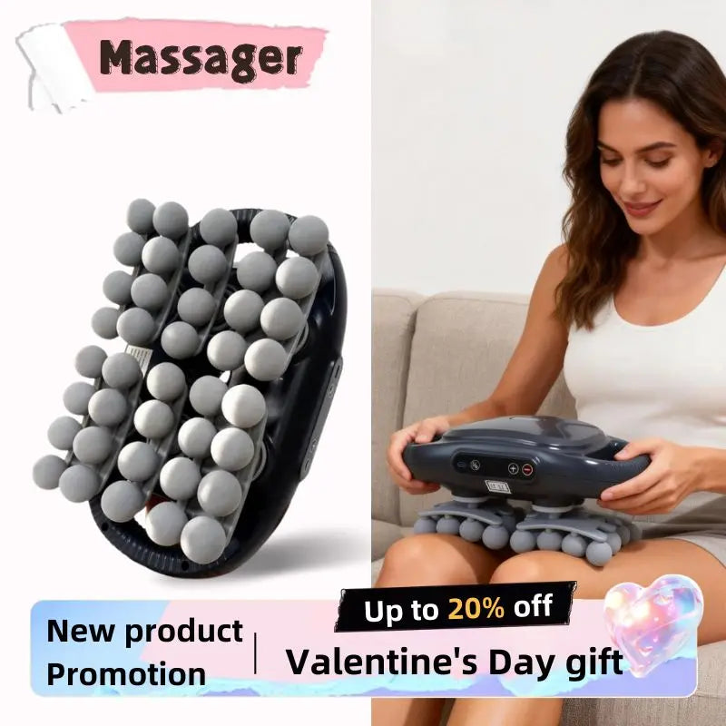 Massager 40-Head For Shoulder Neck Back Leg Pain Relief