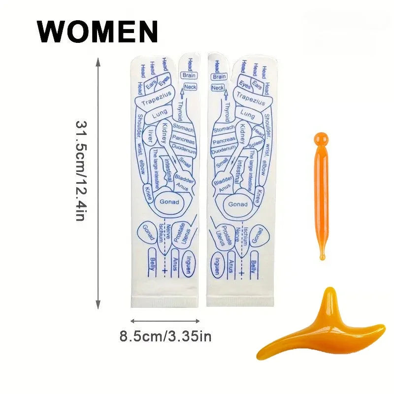 Acupressure Foot Massage Socks For Reflexology And Pain Relief