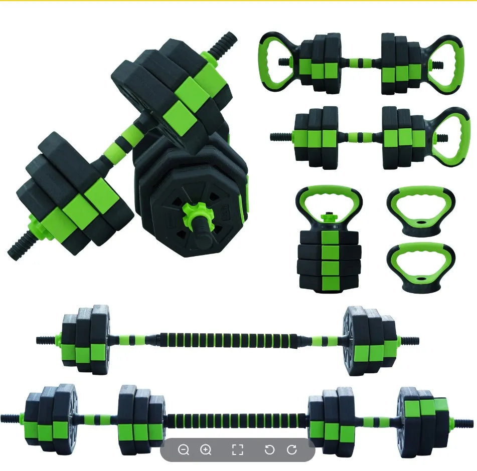 HiMISS 4 In 1 Adjustable Kettlebell Dumbbell Set For Home Gym