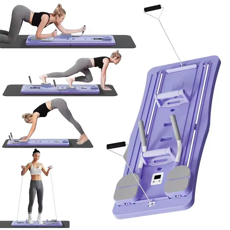 Premium Pilates Board 4 in 1 Exercise Wheel for Gym