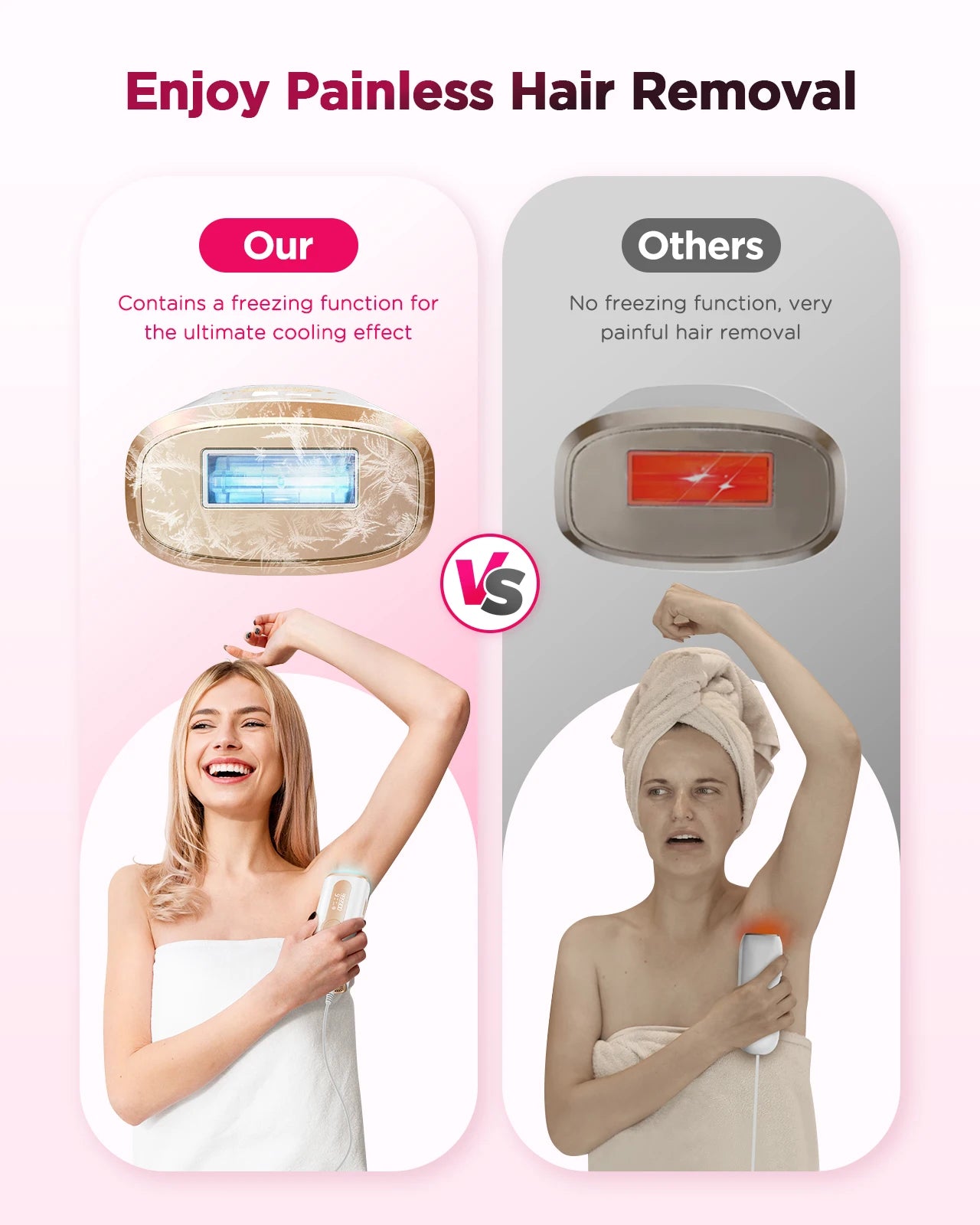 Totmizby Flash Laser Epilator IPL Hair Removal Machine