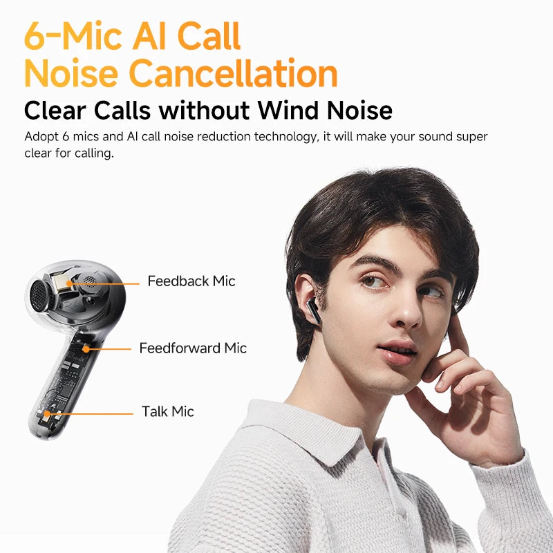 QCY AilyBuds Pro Plus Wireless Earbuds Adaptive ANC LDAC