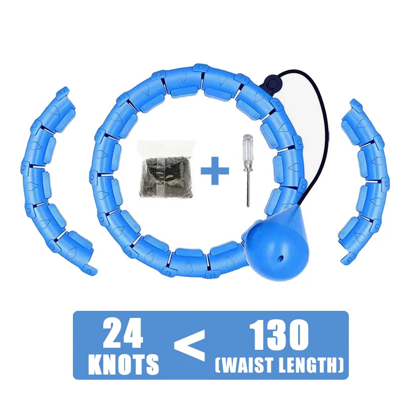 Weighted Fitness Circle Hoops For Adults 2 In 1 Adjustable