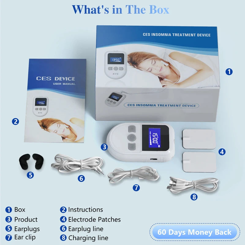KTS Sleep Aid Device With 35 Levels Electrotherapy Patches
