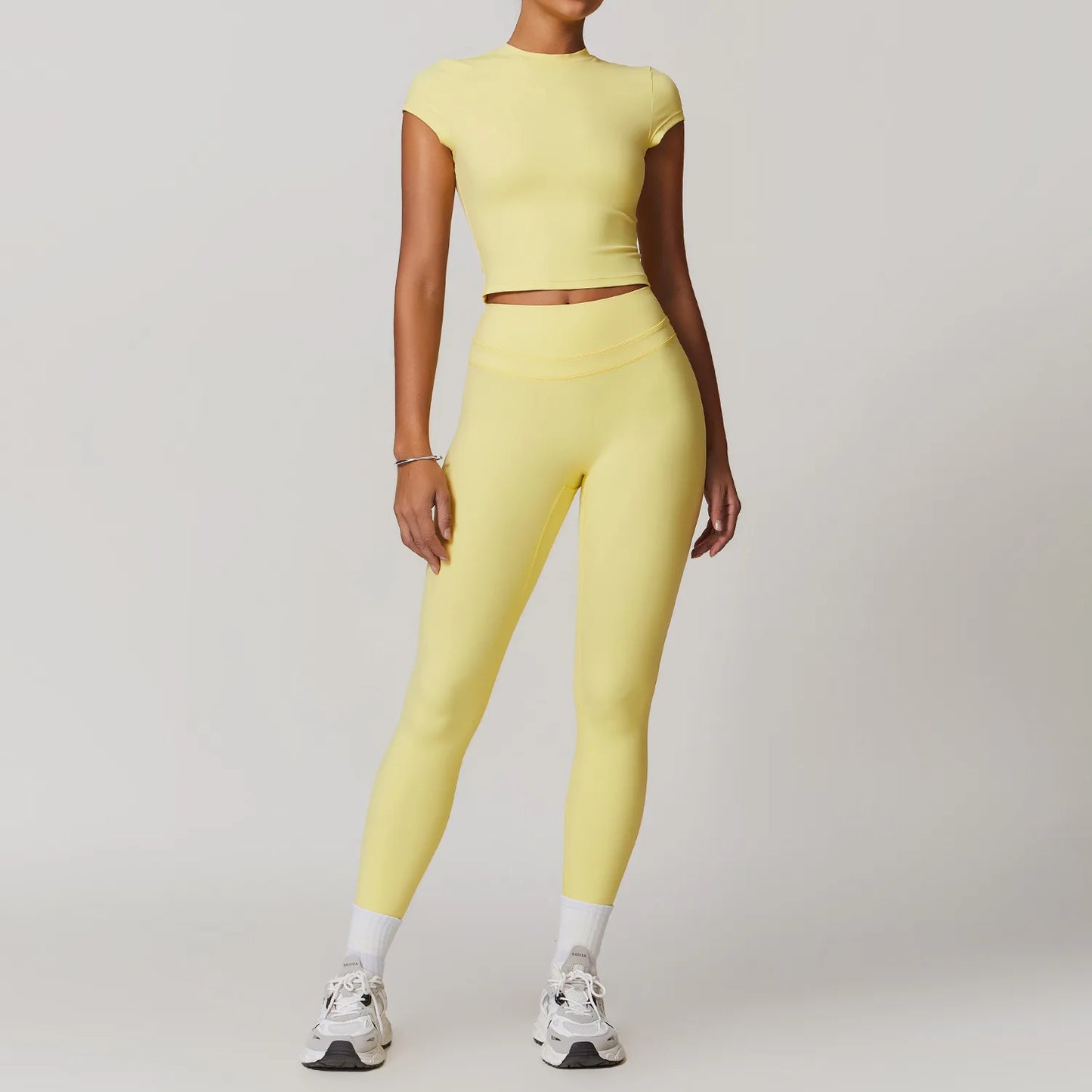 Women's Yoga Set Fitness Tracksuit With Sports Bra And Leggings